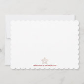 Weihnachtskochtausch-Party Einladung (Rückseite)