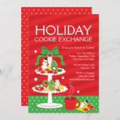 Weihnachtskochtausch Party Einladung (Vorne/Hinten)