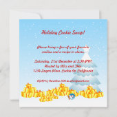 Weihnachtskochtausch-Party Einladung (Rückseite)