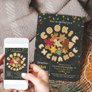 Weihnachtskochtausch Party Einladung