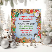 Weihnachtskochtausch-Party Einladung