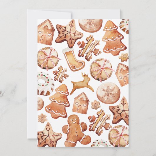 Weihnachtskochtausch Party Einladung (Rückseite)