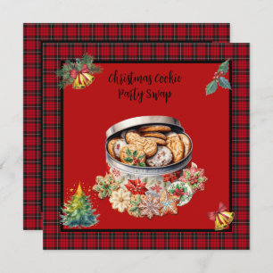 Weihnachtskochtausch-Party Einladung