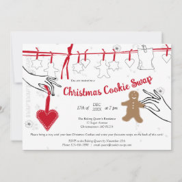 Weihnachtskochtausch-Party Einladung