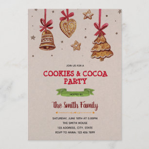 Weihnachtskochtausch-Party Einladung