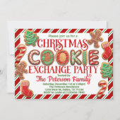 Weihnachtskochtausch-Party Einladung (Vorderseite)