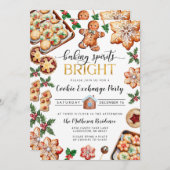 Weihnachtskochtausch-Party Einladung (Vorne/Hinten)