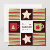 Weihnachtskochtausch-Party Einladungen (Vorne/Hinten)