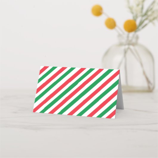 Weihnachtskochtausch Party Esszelte Platzkarte (Rückseite)