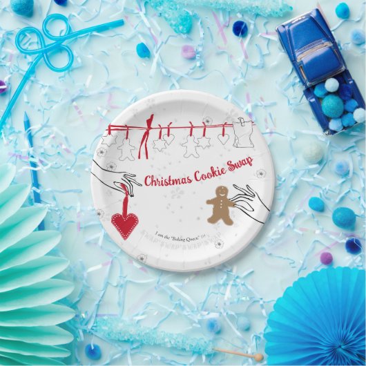 Weihnachtskochtausch-Party Pappteller (Party)