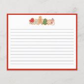 Weihnachtskochtausch | Rezept Card (Rückseite)