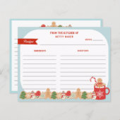 Weihnachtskochtausch | Rezept Card (Vorne/Hinten)