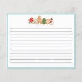 Weihnachtskochtausch | Rezept Card (Rückseite)