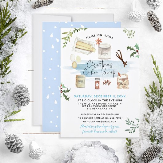 Weihnachtskochtausch - Selbstgebackene Cookies - E Einladung