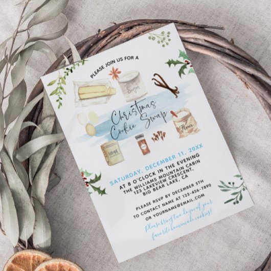 Weihnachtskochtausch - Selbstgebackene Cookies - E Einladung