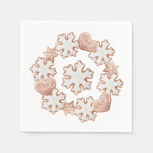 Weihnachtskochtausch Serviette (Vorderseite)