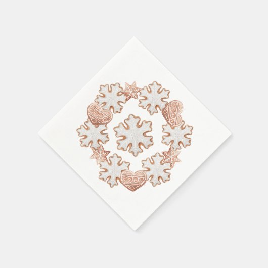 Weihnachtskochtausch Serviette (Ecke)