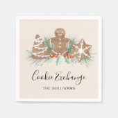 Weihnachtskochtausch Serviette (Vorderseite)