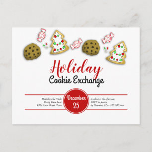 Weihnachtskochtausch Whimsical Postkarte