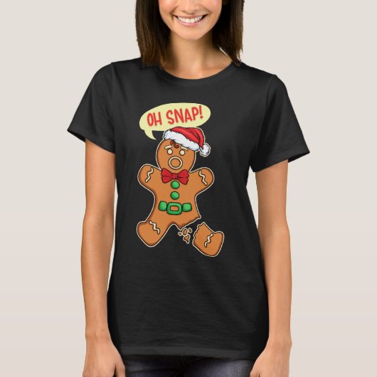 Weihnachtskochtekekse OH SNAP Lebkuchen T-Shirt (Vorderseite)