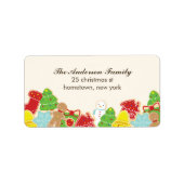Weihnachtskochtelei Adressaufkleber (Vorne)