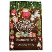 Weihnachtskochtelei, der Familienname Mittlere Geschenktüte (Vorderseite)