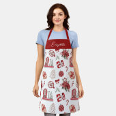 Weihnachtskochtelei - Schürze der Familie (Getragen)