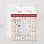 Weihnachtskochtkarten, Personalisierte Giftkarten Einladung (Vorderseite)