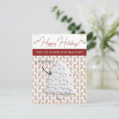 Weihnachtskochtkarten, Personalisierte Giftkarten Einladung (Stehend Vorderseite)