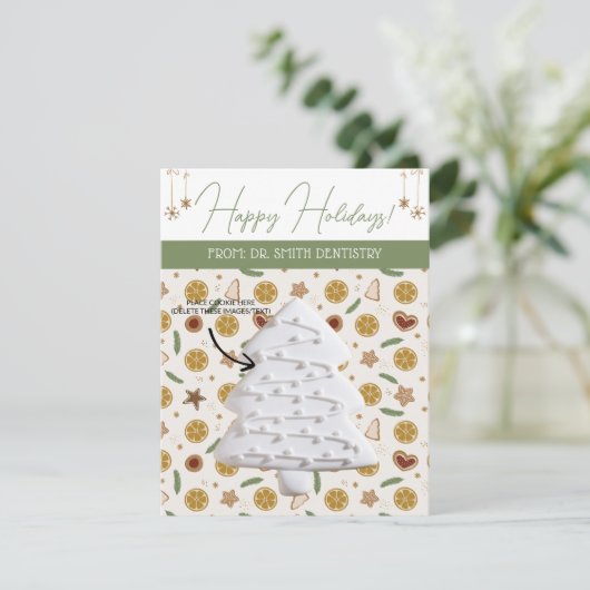 Weihnachtskochtkarten, Personalisierte Giftkarten Einladung (Stehend Vorderseite)