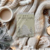 Weihnachtskochtkarten, Personalisierte Giftkarten Einladung