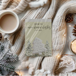 Weihnachtskochtkarten, Personalisierte Giftkarten Einladung