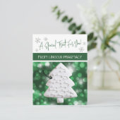 Weihnachtskochtkarten, Personalisierte Giftkarten Einladung (Stehend Vorderseite)