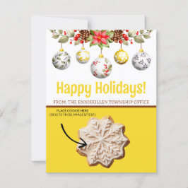 Weihnachtskochtkarten, Personalisierte Giftkarten Einladung