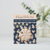 Weihnachtskochtkarten, Personalisierte Giftkarten Einladung (Stehend Vorderseite)