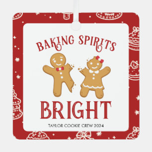 Weihnachtskochtopf Backen Crew Ornament Aus Metall