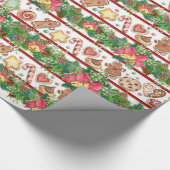 Weihnachtskochtopf Geschenkpapier (Ecke)
