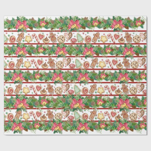 Weihnachtskochtopf Geschenkpapier (Flach)