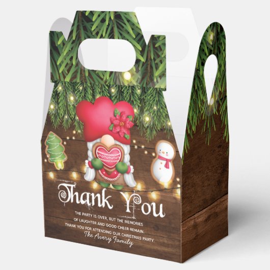 Weihnachtskochtopf Personalisiert dekorieren Geschenkschachtel (Geöffnet)