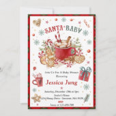 Weihnachtskochtopf und Kakaoweihnachtsdusche Einladung (Vorderseite)