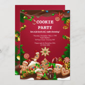 Weihnachtskochtöpfe dekorieren und austauschen einladung (Vorne/Hinten)