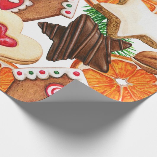 Weihnachtskochtpapier Geschenkpapier (Ecke)