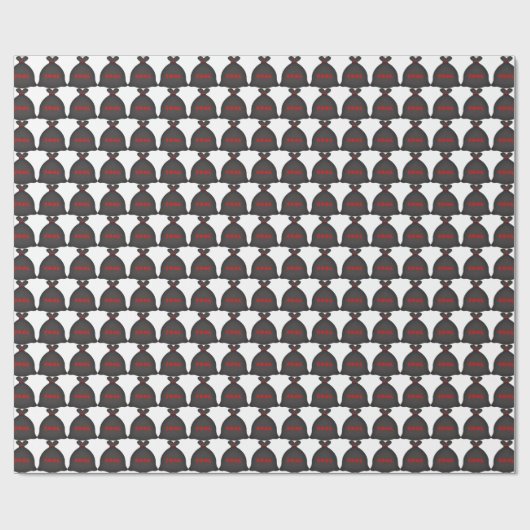 Weihnachtskohlenteppichpapier Geschenkpapier (Flach)