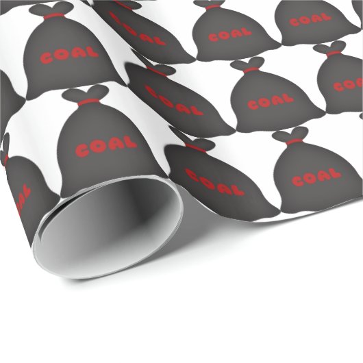 Weihnachtskohlenteppichpapier Geschenkpapier (Rolleneckpunkt)