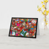 Weihnachtskollektion #2 karte (Gelbe Blume)