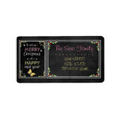 Weihnachtskollektion Adressaufkleber (Vorne)