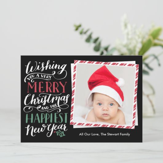 Weihnachtskollektion Feiertagskarte (Stehend Vorderseite)