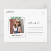 Weihnachtskollektion Feiertagspostkarte (Rückseite)