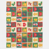 Weihnachtskollektion Fleecedecke (Vorderseite)