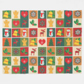 Weihnachtskollektion Fleecedecke (Vorderseite (Horizontal))
